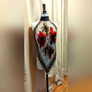 Asymmetrical Floral Top